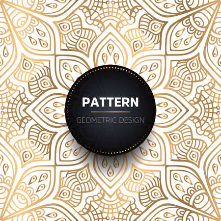 luxury ornamental mandala design backgroundのイラスト素材