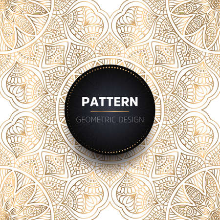 luxury ornamental mandala design backgroundのイラスト素材