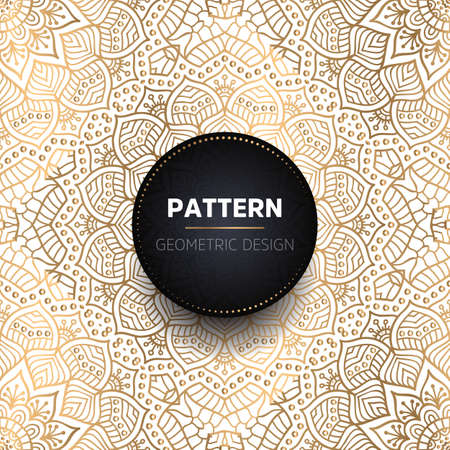 luxury ornamental mandala design backgroundのイラスト素材