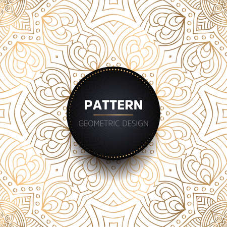 luxury ornamental mandala design backgroundのイラスト素材