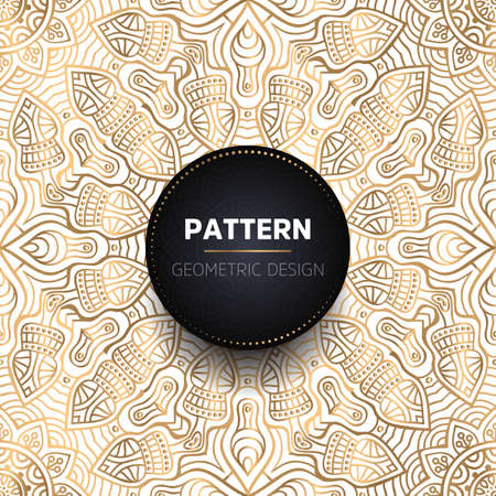 luxury ornamental mandala design backgroundのイラスト素材