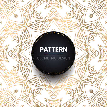 luxury ornamental mandala design backgroundのイラスト素材
