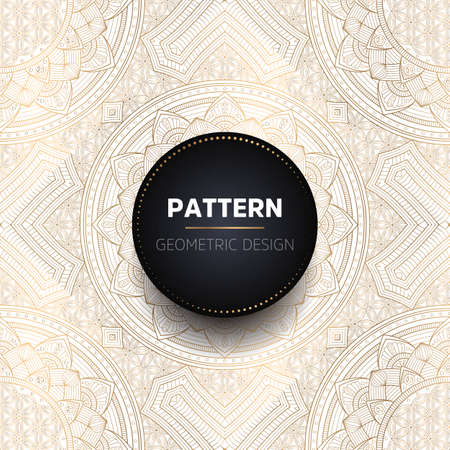 luxury ornamental mandala design backgroundのイラスト素材