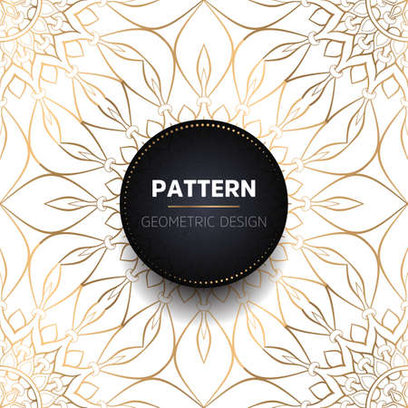 luxury ornamental mandala design backgroundのイラスト素材