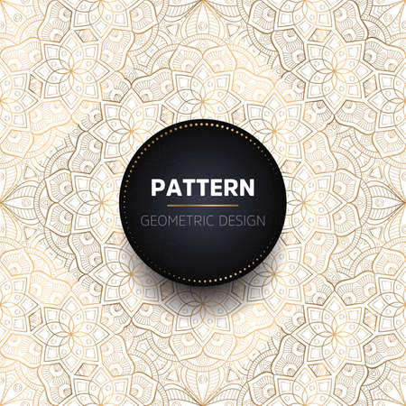 luxury ornamental mandala design backgroundのイラスト素材