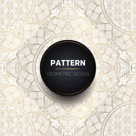 luxury ornamental mandala design backgroundのイラスト素材