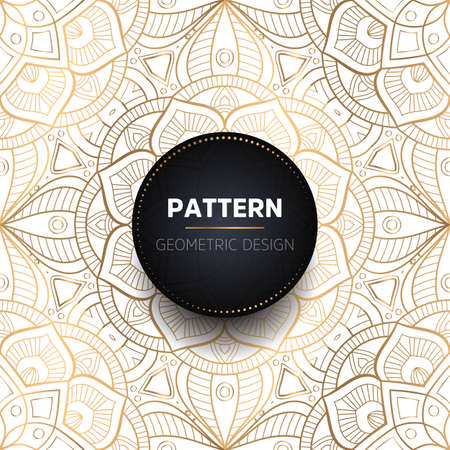 luxury ornamental mandala design backgroundのイラスト素材