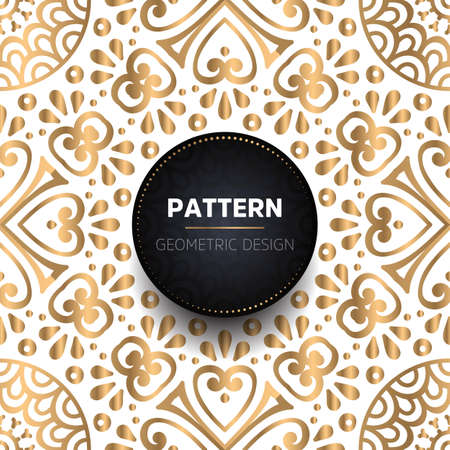 luxury ornamental mandala design backgroundのイラスト素材