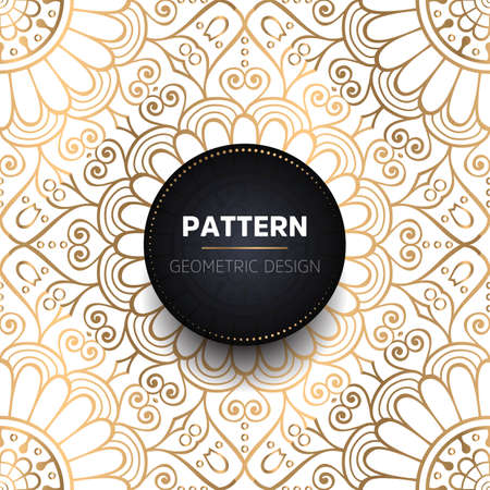luxury ornamental mandala design backgroundのイラスト素材