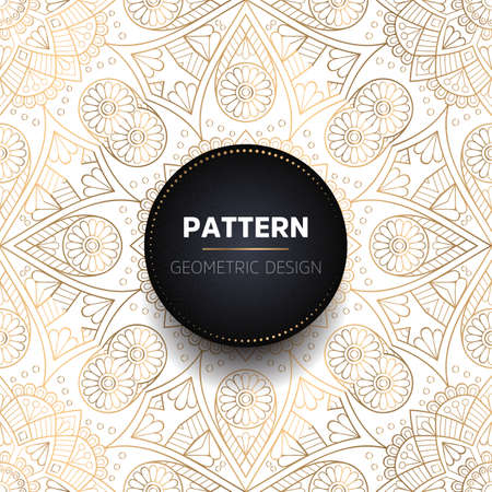 luxury ornamental mandala design backgroundのイラスト素材