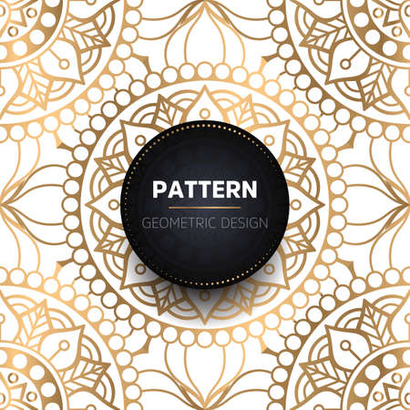 luxury ornamental mandala design backgroundのイラスト素材
