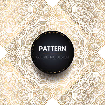 luxury ornamental mandala design backgroundのイラスト素材