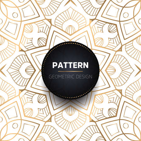 luxury ornamental mandala design backgroundのイラスト素材