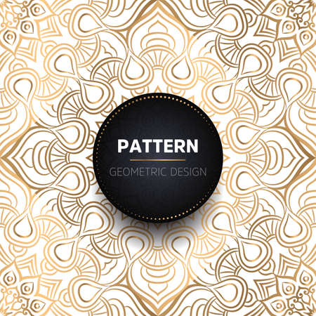 luxury ornamental mandala design backgroundのイラスト素材