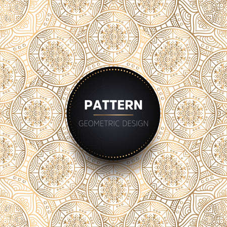 luxury ornamental mandala design backgroundのイラスト素材