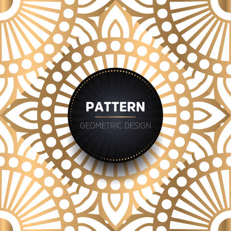 luxury ornamental mandala design backgroundのイラスト素材