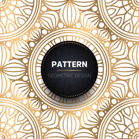 luxury ornamental mandala design backgroundのイラスト素材