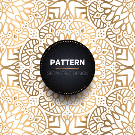 luxury ornamental mandala design backgroundのイラスト素材