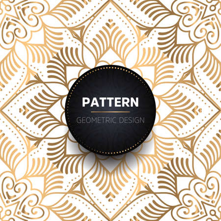 luxury ornamental mandala design backgroundのイラスト素材