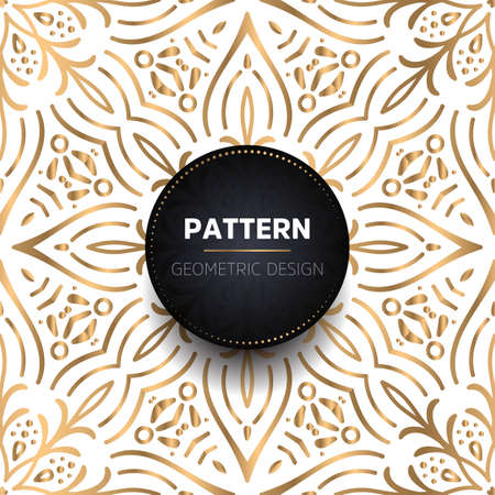 luxury ornamental mandala design backgroundのイラスト素材