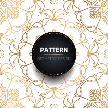 luxury ornamental mandala design backgroundのイラスト素材