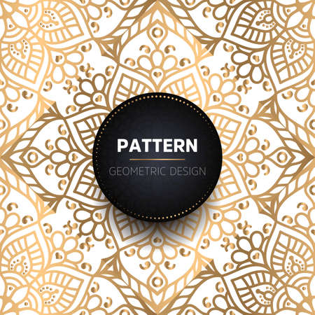 luxury ornamental mandala design backgroundのイラスト素材