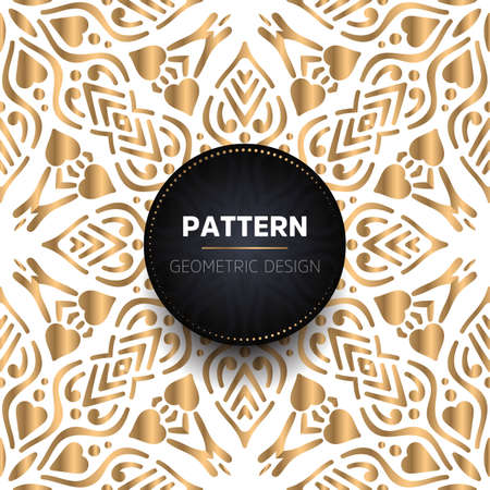 luxury ornamental mandala design backgroundのイラスト素材