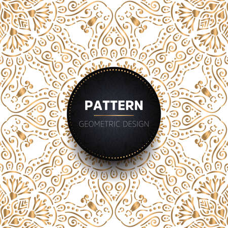 luxury ornamental mandala design backgroundのイラスト素材