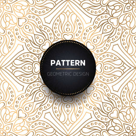 luxury ornamental mandala design backgroundのイラスト素材