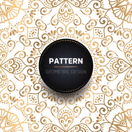 luxury ornamental mandala design backgroundのイラスト素材