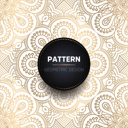 luxury ornamental mandala design backgroundのイラスト素材