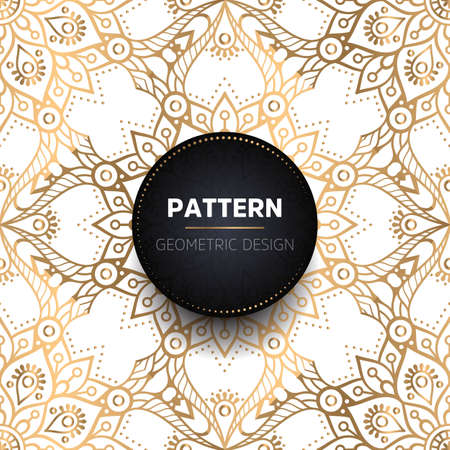 luxury ornamental mandala design backgroundのイラスト素材