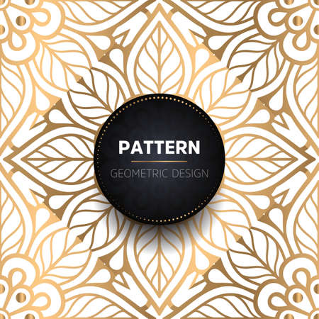 luxury ornamental mandala design backgroundのイラスト素材