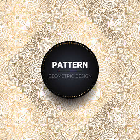 luxury ornamental mandala design backgroundの写真素材