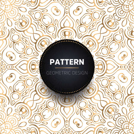 luxury ornamental mandala design backgroundのイラスト素材
