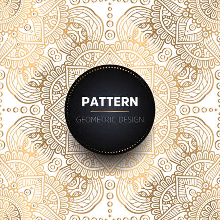 luxury ornamental mandala design backgroundのイラスト素材