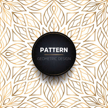 luxury ornamental mandala design backgroundのイラスト素材
