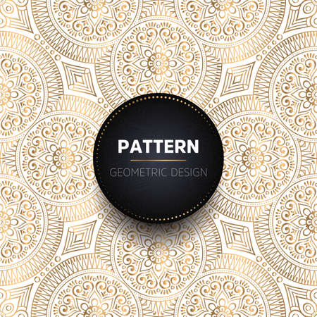 luxury ornamental mandala design backgroundのイラスト素材