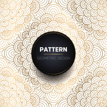 luxury ornamental mandala design backgroundのイラスト素材