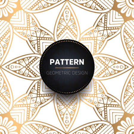 luxury ornamental mandala design backgroundのイラスト素材