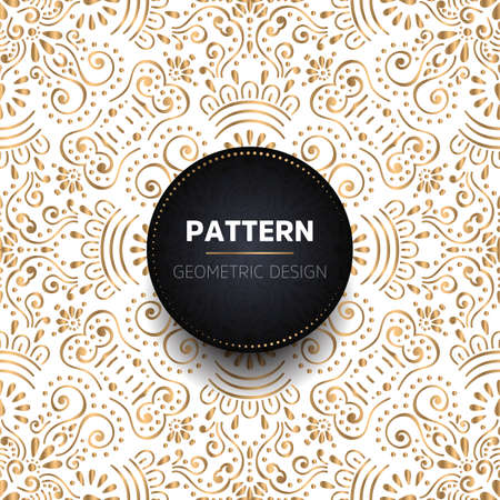 luxury ornamental mandala design backgroundのイラスト素材