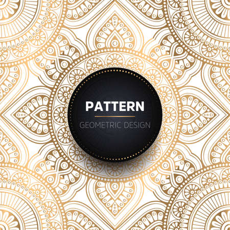 luxury ornamental mandala design backgroundのイラスト素材