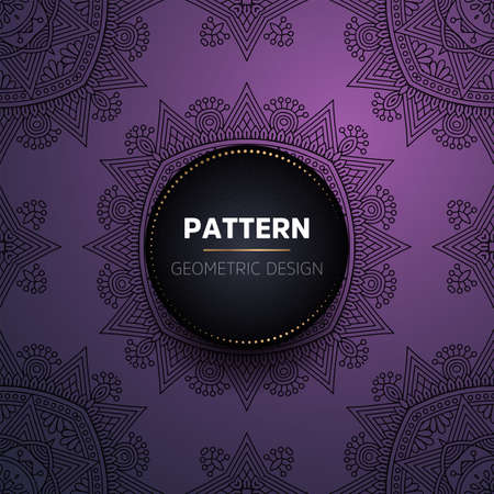 luxury ornamental mandala design backgroundのイラスト素材
