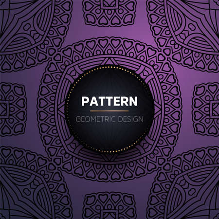 luxury ornamental mandala design backgroundのイラスト素材