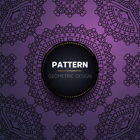 luxury ornamental mandala design backgroundのイラスト素材