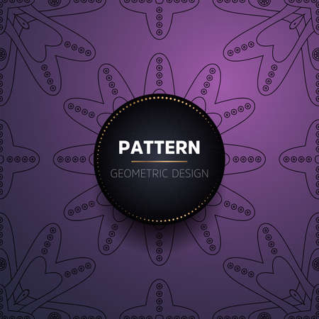 luxury ornamental mandala design backgroundのイラスト素材