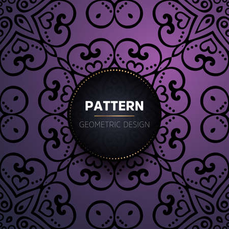 luxury ornamental mandala design backgroundのイラスト素材