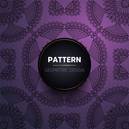 luxury ornamental mandala design backgroundのイラスト素材