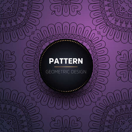 luxury ornamental mandala design backgroundのイラスト素材