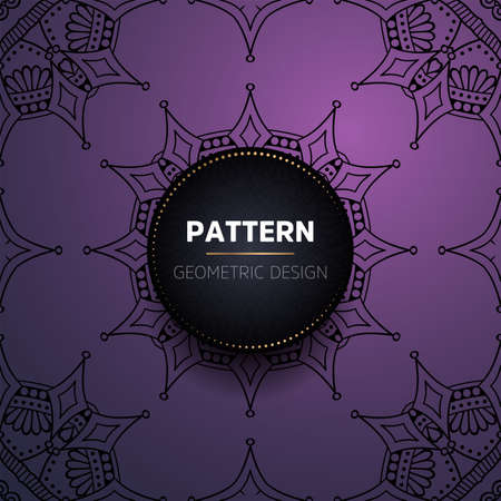 luxury ornamental mandala design backgroundのイラスト素材